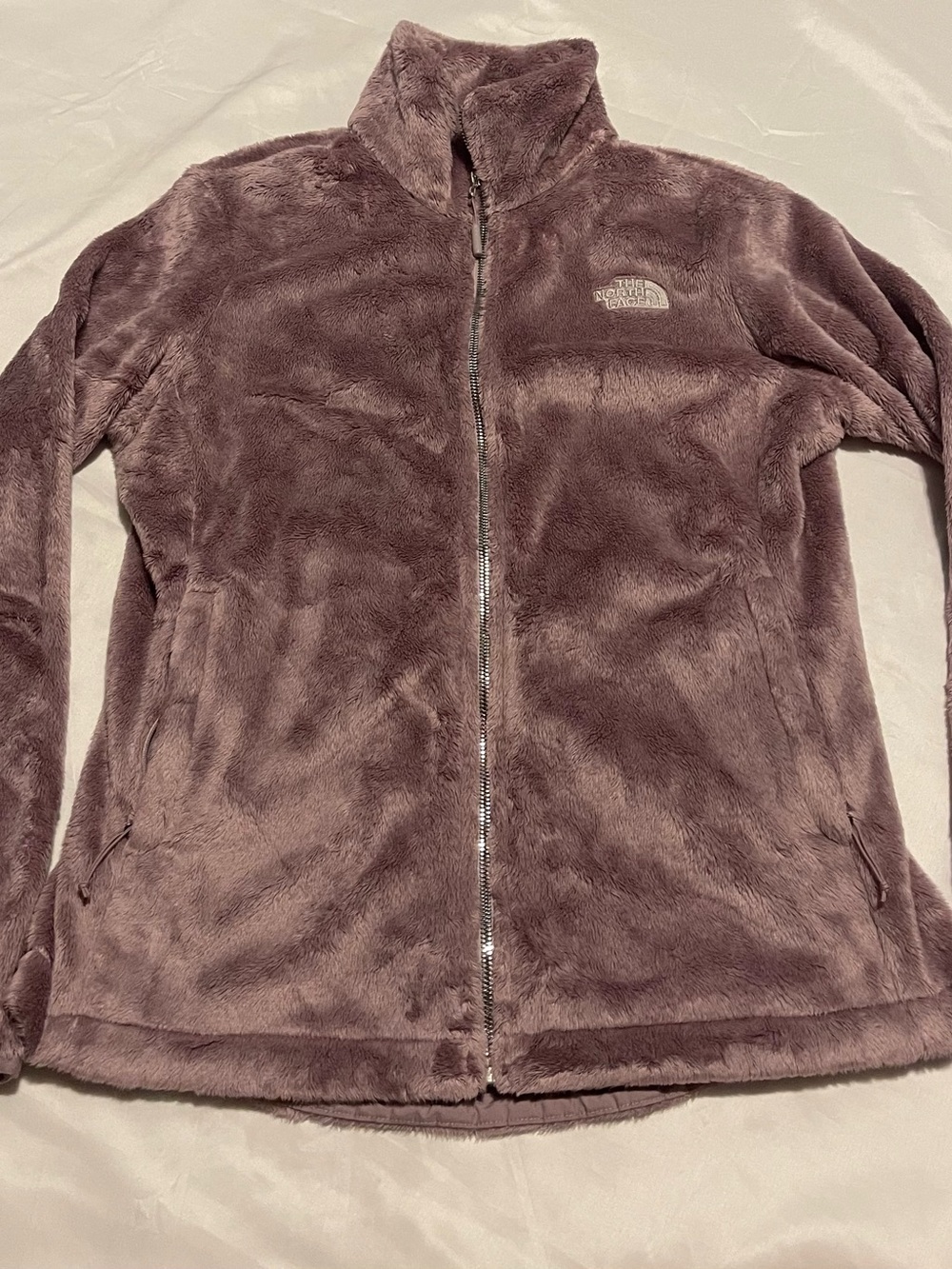 The North Face Women's Plush Full-Zip Jacket in Mauve